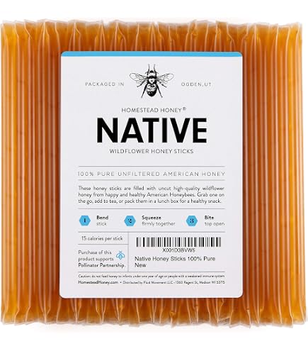 Amazon.com : Homestead Honey Native Sticks 100 Count - Pure